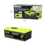 Μπαταρία Λιθίου 12.8V 200Ah LiFePO4 GD Super με BMS 100A και Υποστήριξη Σύνδεσης 48V - GD Super 12.8V 200Ah Lithium Battery with 100A BMS and 48V Series Support OEM