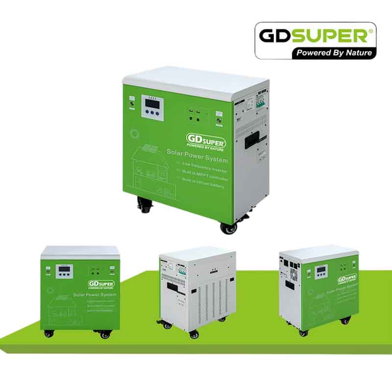 Ηλιακό Σύστημα Ενέργειας 3000W με Inverter Χαμηλής Συχνότητας & MPPT - 3000W Solar Power System with Low Frequency Inverter & MPPT OEM