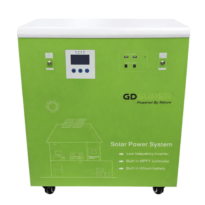 Ηλιακό Σύστημα Ενέργειας 6000W με MPPT 60A και Μπαταρία Λιθίου 51.2V 200Ah - 6000W Solar Power System with 60A MPPT and 51.2V 200Ah Lithium Battery OEM