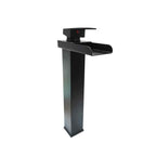 Sanitary Wares Μαύρη Μπαταρία Νιπτήρα με Ρουξούνι Καταρράκτη - Black Basin Faucet with Waterfall Spout Sanitary Ware