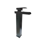 Sanitary Wares Μαύρη Μπαταρία Νιπτήρα με Ρουξούνι Καταρράκτη - Black Basin Faucet with Waterfall Spout Sanitary Ware