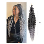 Μαλλιά για Ράστα Σγουρά TGREY - Curl Βraids Extension Rasta Hair OEM