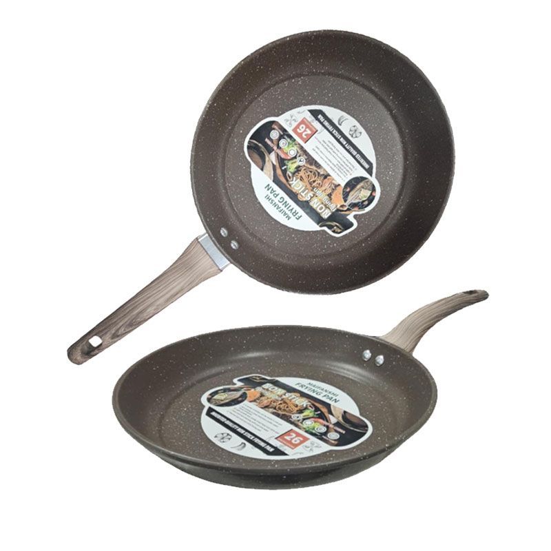 Maifanshi Τηγάνι 26cm - Fry Pan - Καφέ - Μαύρο