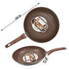 Maifanshi Τηγάνι 30cm - Fry Pan - Καφέ Maifanshi