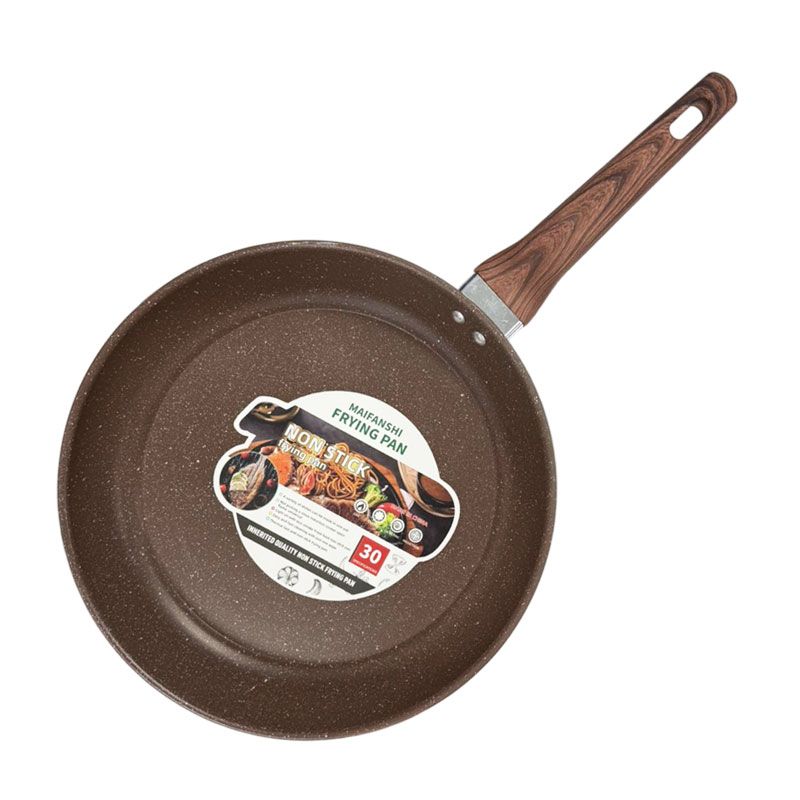 Maifanshi Τηγάνι 30cm - Fry Pan - Καφέ Maifanshi