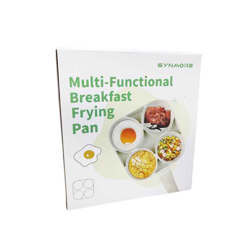 Synamore Τηγάνι Με 4 Θέσεις 17x17cm - Multi-Functional Breakfast Frying Pan OEM