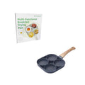 Synamore Τηγάνι Με 4 Θέσεις 17x17cm - Multi-Functional Breakfast Frying Pan OEM
