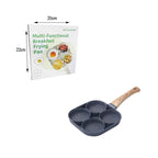 Synamore Τηγάνι Με 4 Θέσεις 17x17cm - Multi-Functional Breakfast Frying Pan OEM