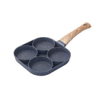 Synamore Τηγάνι Με 4 Θέσεις 17x17cm - Multi-Functional Breakfast Frying Pan OEM