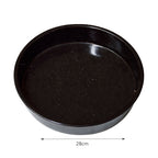 Στρογγυλό Ταψί Εμαγιέ Μαύρο 28cm - Round Black Enamel Baking Pan 28cm OEM