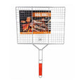 Σχάρα Ψησίματος BBQ με Μακριά Λαβή 44x31cm – BBQ Grill Basket with Long Handle