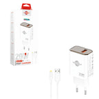 Wisdomup Φορτιστής Ταχείας Φόρτισης 20W USB με Καλώδιο USB σε Lightning OCD-29P - Fast Charger with USB to Lightning Cable OEM