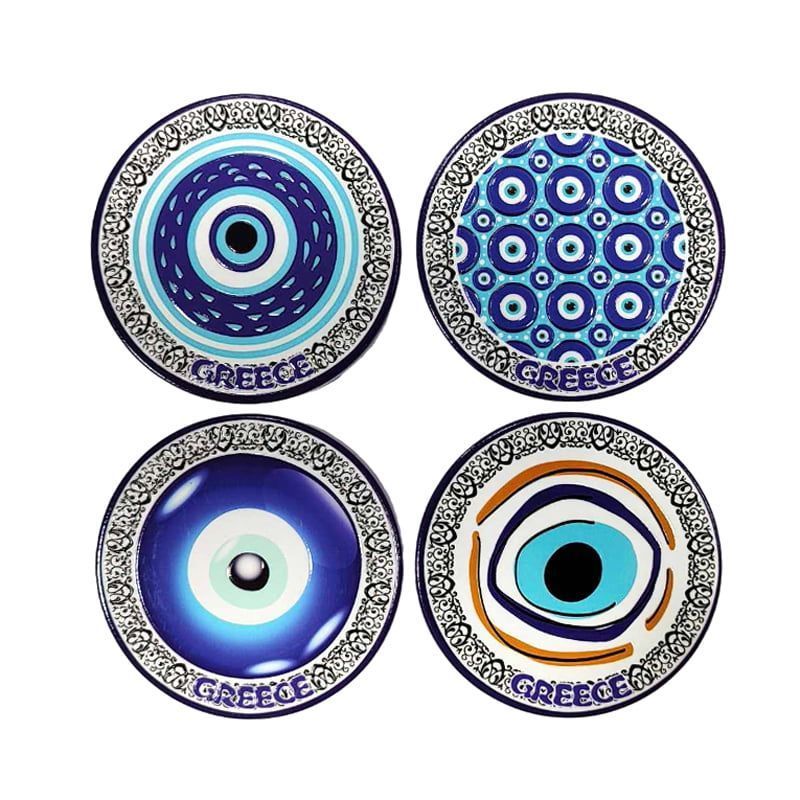 Σετ σουβέρ Greece 4τμχ - Coaster set 4pcs OEM