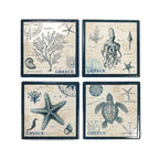 Σετ σουβέρ Greece 4τμχ - Coaster set 4pcs OEM