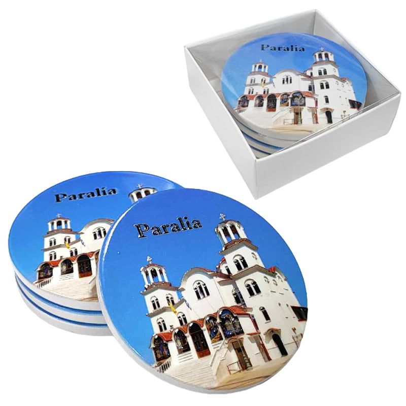 Σετ σουβέρ Paralia 4τμχ - Coaster set 4pcs OEM