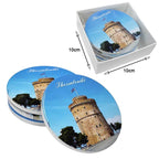 Σετ σουβέρ Thessaloniki 10cm 4τμχ - Coaster set 4pcs OEM