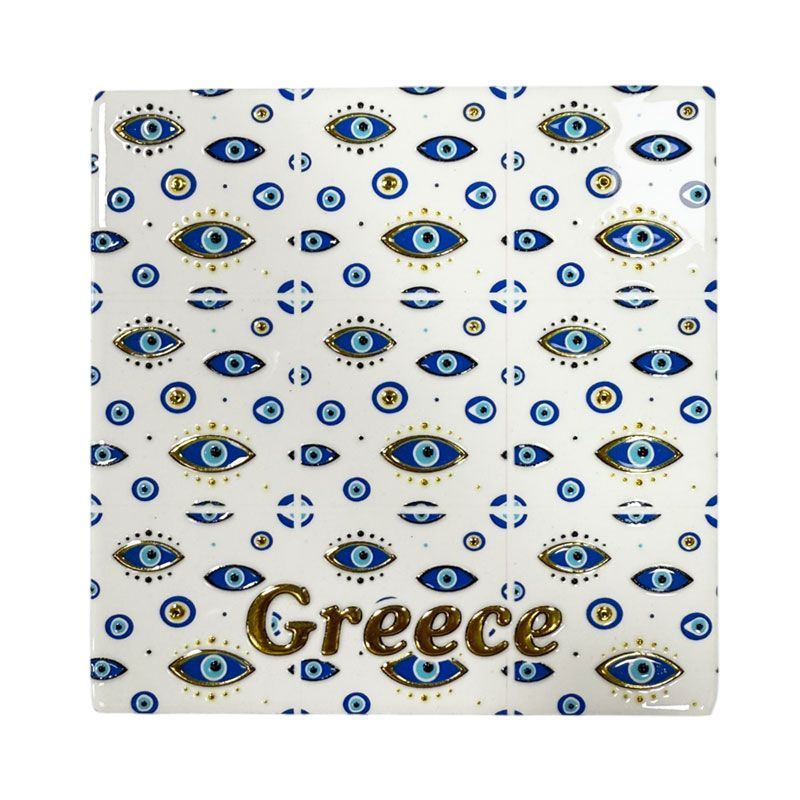 Σετ σουβέρ Greece 4τμχ - Coaster set 4pcs OEM