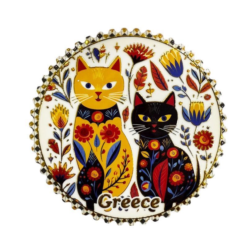 Σετ σουβέρ Greece 4τμχ - Coaster set 4pcs OEM