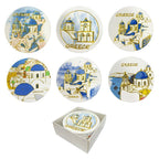 Σετ σουβέρ Greece 6τμχ - Coaster set 6pcs OEM
