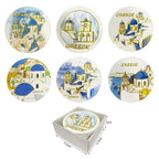 Σετ σουβέρ Greece 6τμχ - Coaster set 6pcs OEM