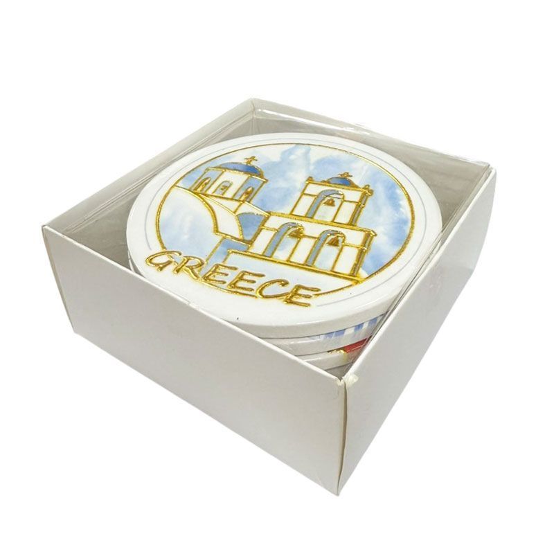 Σετ σουβέρ Greece 6τμχ - Coaster set 6pcs OEM