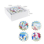 Σετ σουβέρ Greece 4τμχ - Coaster set 4pcs OEM