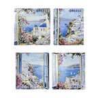 Σετ σουβέρ Greece 4τμχ - Coaster set 4pcs OEM