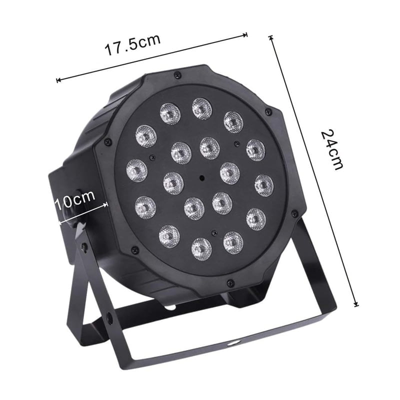 Φωτορυθμικό 18 LED - Mini flat par light stage OEM