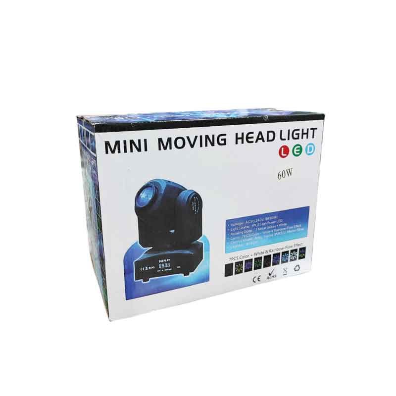 Φωτορυθμικό με περιστρεφόμενη κεφαλή 30W- Mini moving projector 30W OEM