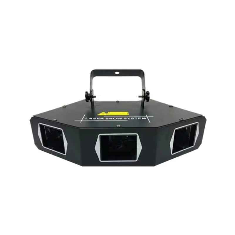 Φωτιστικό Laser Show RGB με 4 Εξόδους Πολυχρωμικό Εφέ για Σκηνή & Πάρτι - RGB Laser Show Light OEM