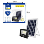 Jortan Ηλιακός Προβολέας Με Τηλεχειριστήριο LED 50W IP66- Solar Flood Lamp OEM