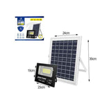 Jortan Ηλιακός Προβολέας Με Τηλεχειριστήριο LED 100W IP66- Solar Flood Lamp OEM