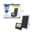 Jortan Ηλιακός Προβολέας Με Τηλεχειριστήριο LED 400W IP66- Solar Flood Lamp OEM