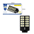 Jortan Led Αδιάβροχο Ηλιακό Φωτιστικό Δρόμου 2000W με Ανιχνευτή Κίνησης Και Τηλεχειριστήριο IP66 - Solar Street Lamp OEM