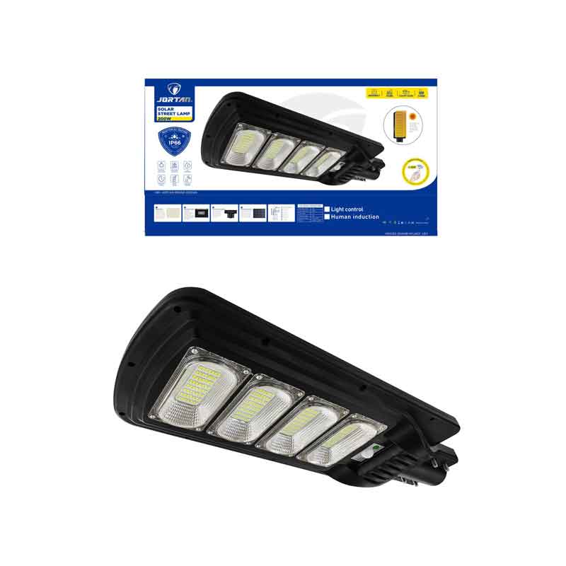 Jortan Led Αδιάβροχο Ηλιακό Φωτιστικό Δρόμου 200W με Ανιχνευτή Κίνησης Και Τηλεχειριστήριο IP66 6500K - Solar Street Lamp OEM