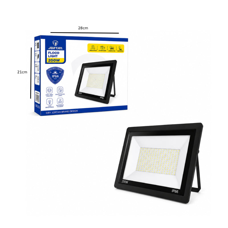 Jortan Προβολέας LED 200W Εξωτερικού Χώρου IP66 Αδιάβροχος - LED Flood Light OEM