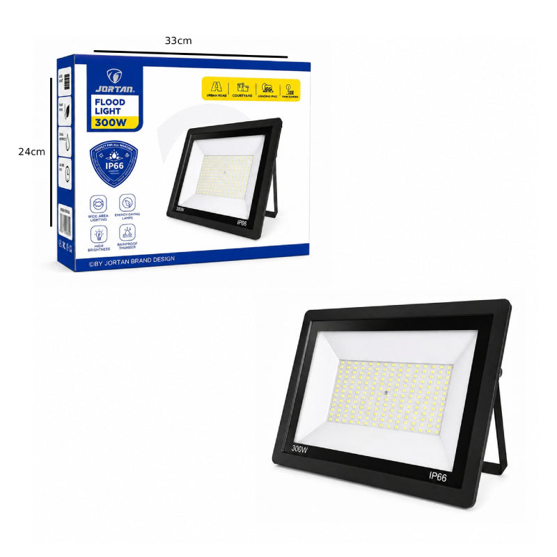 Jortan Προβολέας LED 300W Εξωτερικού Χώρου IP66 Αδιάβροχος - LED Flood Light OEM