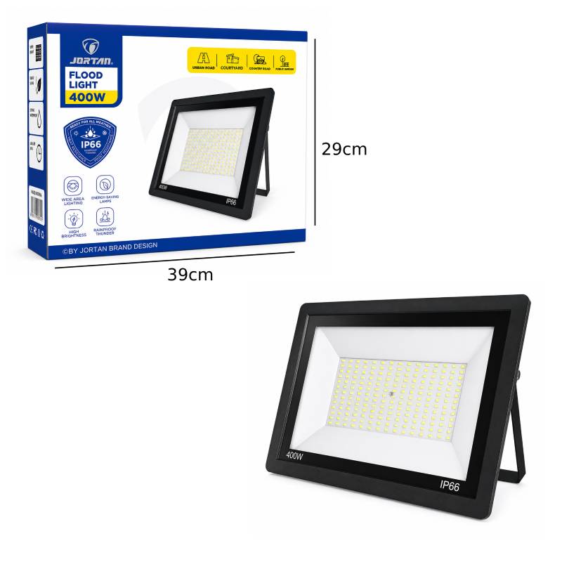 Jortan Προβολέας LED 400W Εξωτερικού Χώρου IP66 Αδιάβροχος - LED Flood Light OEM