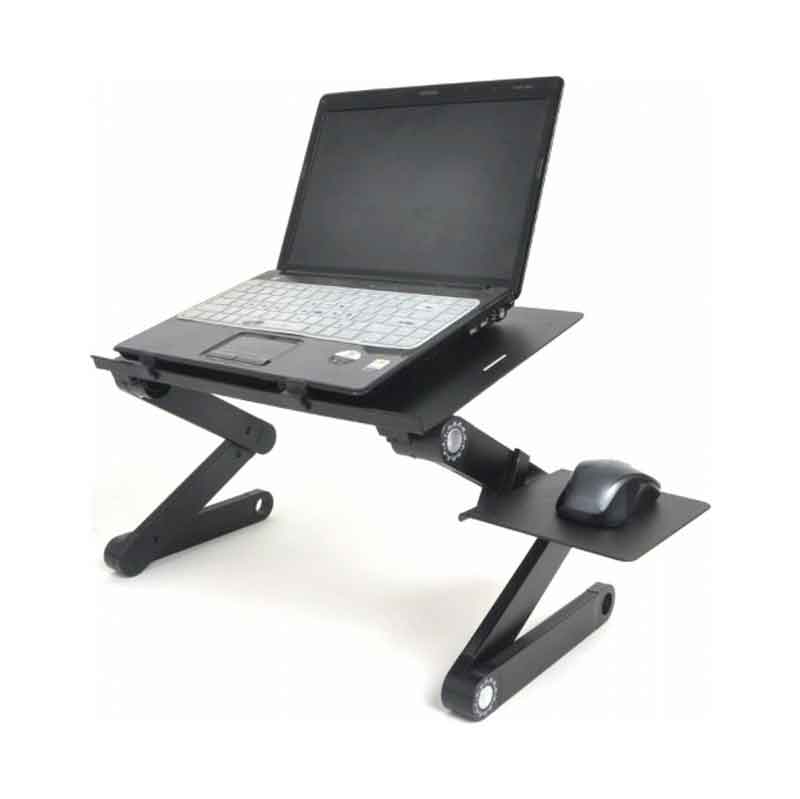 Πτυσσόμενο Τραπεζάκι για Laptop με 2 Ανεμιστήρες T8 - Smart Foldable Laptop Table OEM