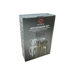 Πλήρες Σετ Κουζινικών 19 τεμαχίων με Θήκη - Complete 19-Piece Kitchen Set with Case - Γκρι OEM