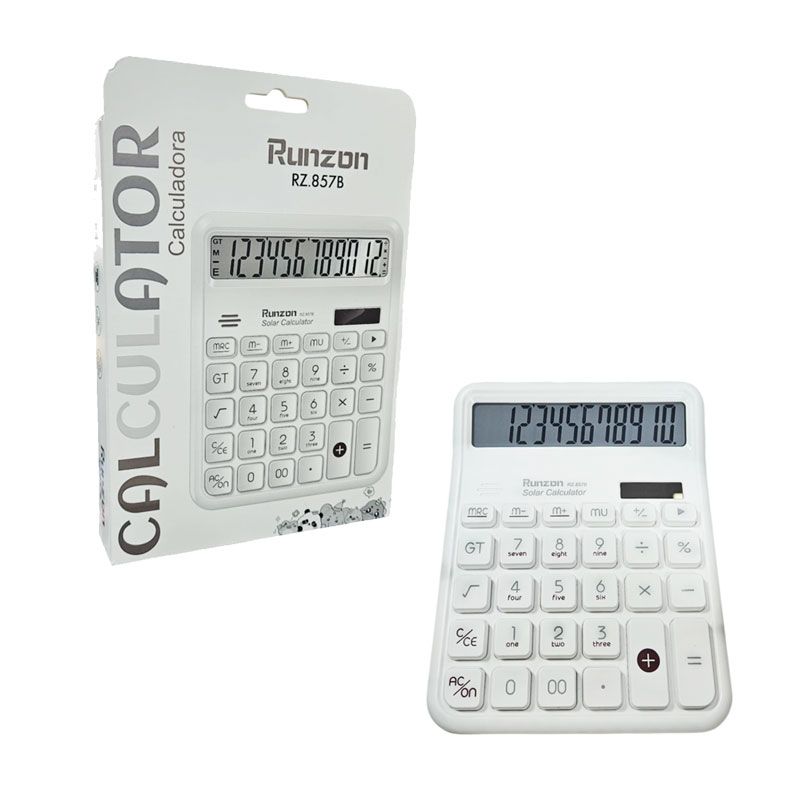 Runzon Αριθμομηχανή Γραφείου/Κομπιουτεράκι RZ-857B - Calculator Runzon