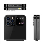 Μίνι Κινητό Tηλέφωνο Πτυσσόμενο i16 Pro - Flip Foldable Mobile Phone - Γαλάζιο OEM