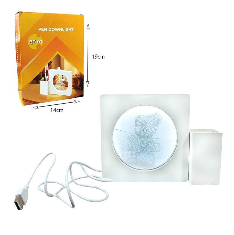 Φωτιστικό γραφείου μολυβοθήκη με USB BT-01 - Acrylic pen downlight OEM