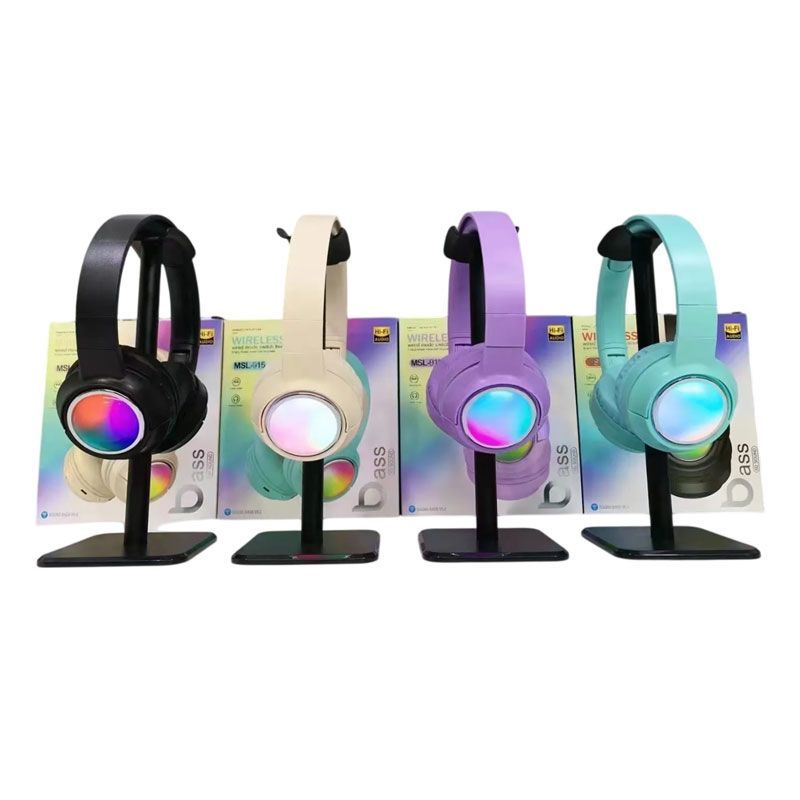 Ασύρματα Ακουστικά MSL-915 - Wireless Headphones - Μωβ OEM