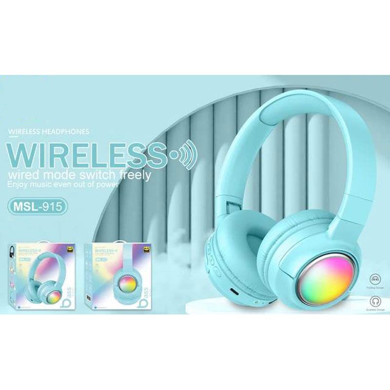 Ασύρματα Ακουστικά MSL-915 - Wireless Headphones - Μπεζ OEM