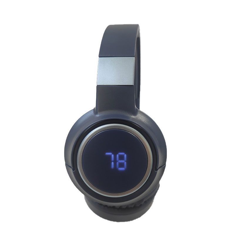 Ασύρματα Ακουστικά MSL-909 - Digital Display Over-ear Foldable Stereo Headphones - Μπλε OEM
