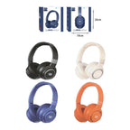 Ασύρματα Ακουστικά MSL-909 - Digital Display Over-ear Foldable Stereo Headphones - Μαύρο OEM