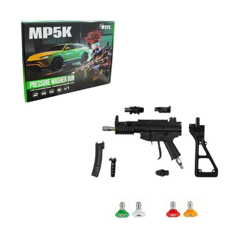 MP5K Πιστόλι Πίεσης Νερού για Πλυστικό Μηχάνημα – Σετ με 4 Μπεκ - Cleaning gun MP5K