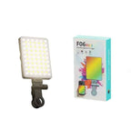LED Φωτιστικό RGB για Κινητό & Βίντεο F06 – RGB LED Video Light for Smartphone OEM
