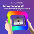 RGB Φωτιστικό για Κινητό και Κάμερα YM200 - RGB Video Light RGB